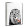 Stupell Industries Lion Brushing Teeth Bathroom, 20" x 16" - 3 of 4