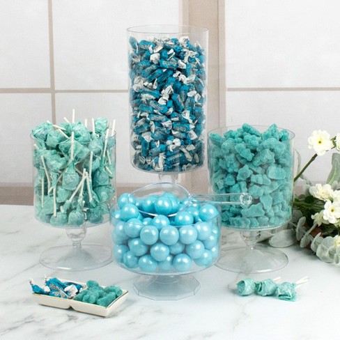 Light Blue Deluxe Candy Buffet Featuring Lindor Truffles by 