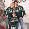 Pullover Christmas Sweaters for Women Long Sleeve Crew Neck Sweater with Snowflakes Pattern Sweater Jacquard Knit Sweater - 4 of 4