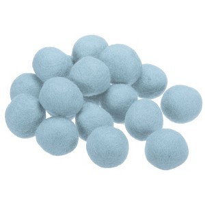 Unique Bargains Home Handcrafts Project DIY Wool Felt Balls Beads 20 Pcs - 1 of 3
