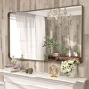 Apmir Rectangular Aluminum Alloy Framed and Tempered Glass Wall Bathroom Vanity Mirror in Matte Black/ Gold/ Silver/ Brown - 4 of 4