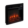NicBex 18 Inch Electric Fireplace with 3 Levels Adjustable Brightness Flame Heater Fireplace 1400W Heat,Overheating Protection,Black - 2 of 4