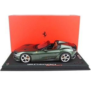Ferrari 12Cilindri Spider Tuscany Green Metallic Limited Edition to 112 pieces Worldwide 1/18 Model Car by BBR - 1 of 4