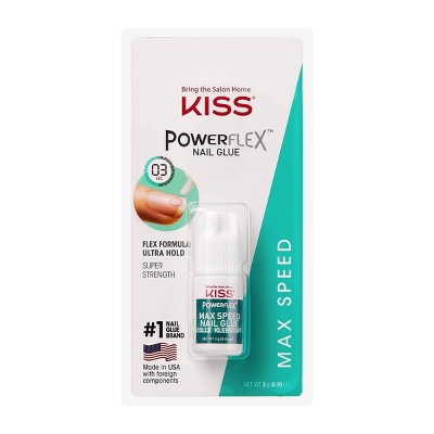 Kiss PowerFlex Maximum Speed Nail Glue - 0.10oz