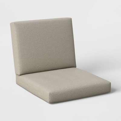 2pc DuraSeason Fabric™ Heatherstone Outdoor Club Chair Cushion Set - Threshold™