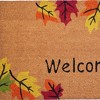 HomeRoots 24" X 36" Natural And Brown Fall Welcome Outdoor Coir Door Mat - 4 of 4