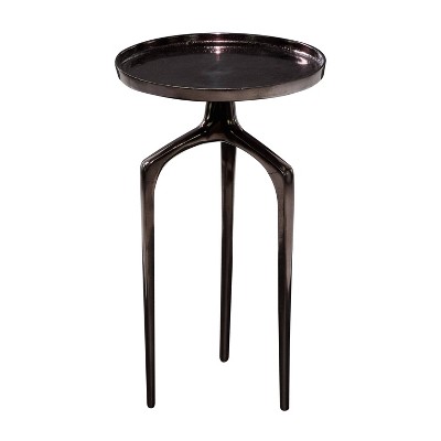 Contemporary Metal Tripod Accent Table - Olivia & May