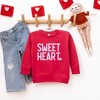 The Juniper Shop Sweetheart Puff Print Youth Ultra-Soft Graphic Sweatshirt - 2 of 3