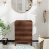APRILSOUL  Bathroom Vanity, Mid-Century Bathroom Vanity with 2 Soft Closing Doors, Freestanding Bathroom with Wood Grain Laminate - 3 of 4