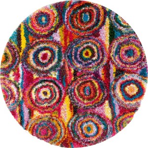 Nuloom Kindra Circles Shaggy Shags Indoor Area Rug - 1 of 4