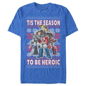 Men's Transformers Autobots Heroic Ugly Xmas T-Shirt - 1 of 4