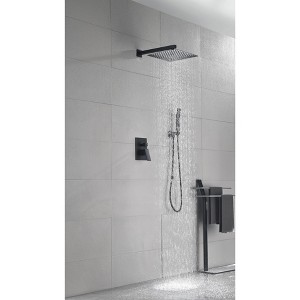 ONWITH 12" Rain Shower Head Systems Wall Mounted Shower - 1 of 4