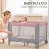 BabyBond 4 in 1 Convertible Baby Playard, Baby Bassinet, Diper Changer, Portable Crib with Mattress, Mosquito Net and Toy Bar for Newborn to Toddles - 4 of 4