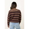 Women's Striped Collared Sweater - &merci - 2 of 2