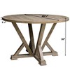 CENGHU Modern Farmhouse Dining Table for 4, Kitchen Table with 45" Solid Wood Rubberwood Antique Finishing Rustic Look for Kitchen, Dining Room - 3 of 4