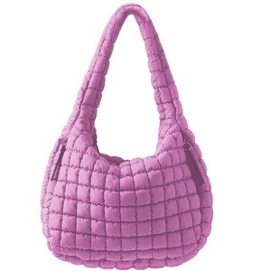 Narwey Puffer Tote Bag, Quilted Tote Bag Crossbody Bags for  display picture 1