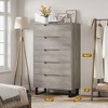 5 Dresser for Bedroom, 51" Tall Dresser, Freestanding Vertical Drawer Cabinet - 2 of 4