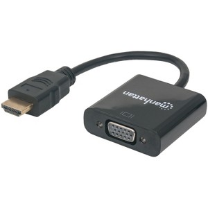 Manhattan® HDMI® Male to VGA Female Converter in Black - 1 of 4