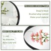 Dovelina Round Aluminum Alloy Deep Framed Bathroom Vanity Mirror Hanging Mirror (Set of 2) - 4 of 4