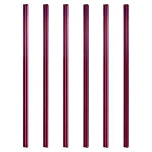 Unique Bargains 304 Stainless Steel Durable Reusable Heart Shape Drinking Straw 8.46" x 0.31"(L*W) - 1 of 4