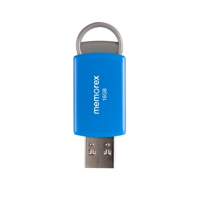 Memorex 16GB Flash Drive USB 2.0 - Blue (32020001621)_4