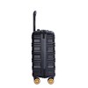 Gulches Carry On Luggage  Airline Approved18.5" Carry On Suitcase With TSA Carry On Luggage With Wheels Carry on Bag Hard Shell Suitcases, BLACK - 3 of 4