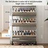 Shoe Storage Cabinet with 3 Flip Drawers - 3 of 4