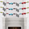 Big Dot of Happiness Let's Go Racing - Racecar - Race Car Birthday Party or Baby Shower DIY Decorations - Clothespin Garland Banner - 44 Pieces - 3 of 4