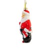 4.5 Inch Standing Santa Blow Mold Christmas Tree Retro Vintage Tree Ornaments - 3 of 3