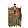 ATC Halloween 29 1/2" Hanging Pumpkin Man with Burlap Skeleton Head - Orange - 2 of 2