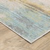 Captiv8e Designs Clara Textural Distressed Ombre Blue/Beige Rug - 3 of 4