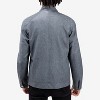X RAY Men's Diamond Quilting Denim PU Moto Jacket With Faux Shearling Lining - 2 of 4