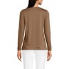 Lands' End Women's Relaxed Supima Cotton Long Sleeve V-Neck T-Shirt - 2 of 4