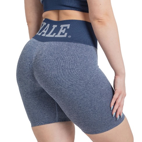 Women Yoga Short Pants Scrunch Butt Lifting Seamless High Waist Gym  Athletic Bikers Running Yoga Booty Shorts, Blue, Small : :  Clothing, Shoes & Accessories