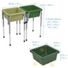 ECR4Kids 2-Station Sand and Water Adjustable Play Table, 1 - 2 of 4