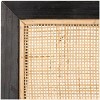 42"x30" Rattan Wall Mirror with Black Accent Frames Brown - Olivia & May: Bohemian Vanity, Wall-Mounted - 3 of 4