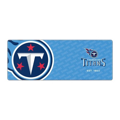 NFL Tennessee Titans Logo Series 31.5' x 12' Desk Pad