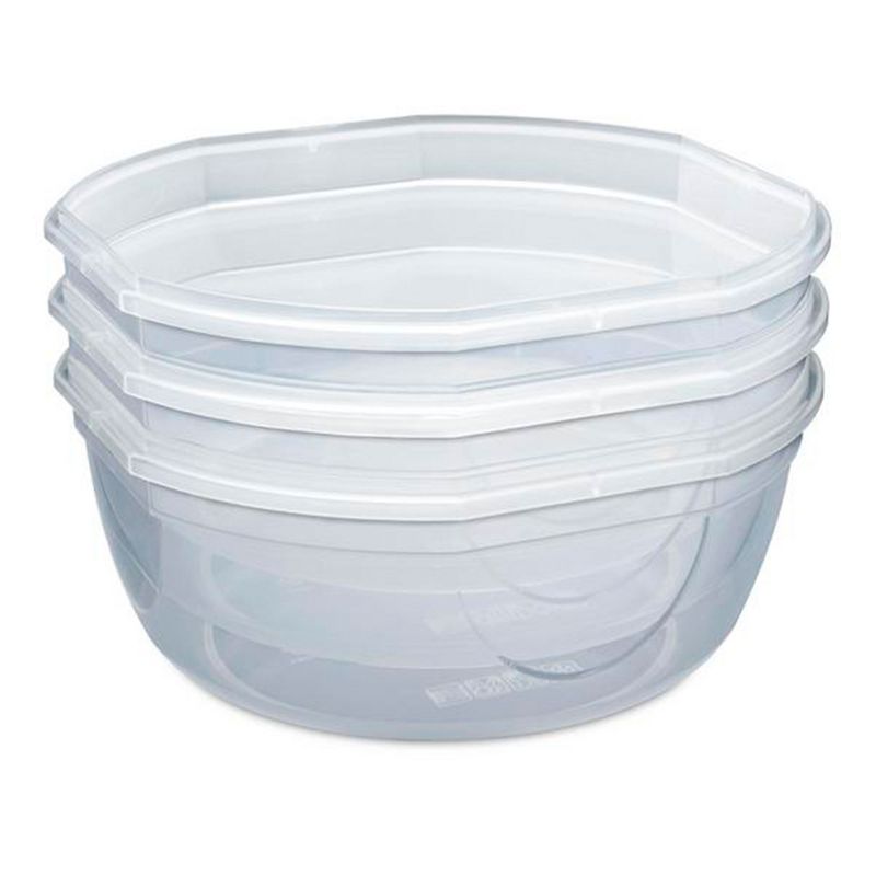 Sterilite Ultra Seal 4.7 Qt Plastic Food Storage Bowl Container w/ Lid, 3 of 7