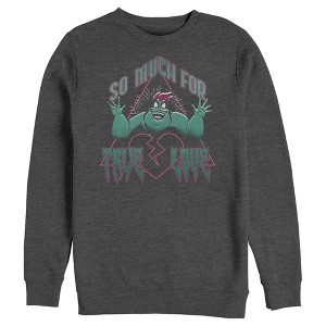 Men's The Little Mermaid Ursula So Much For True Love Sweatshirt - 1 of 4