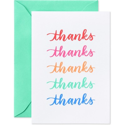 10ct Thank You Cards Thanks - Spritz™