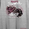 Maria's Flower Shop Crew Neck Short Sleeve Pelican Women's Crop Top - 2 of 4