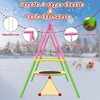 BABYYER Flying Saucer Swing Set, with Heavy Duty Full Steel A-Frame Stand, 440 lbs Capacity, Outdoor Playground Equipment for Kids and Adults - 2 of 4