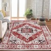Coolmee Area Rugs for Living Room,Non-Slip Backing Washable Rugs,Vintage Large Area Rug，Stain Resistant Home Decor Rug Multi Color - 4 of 4