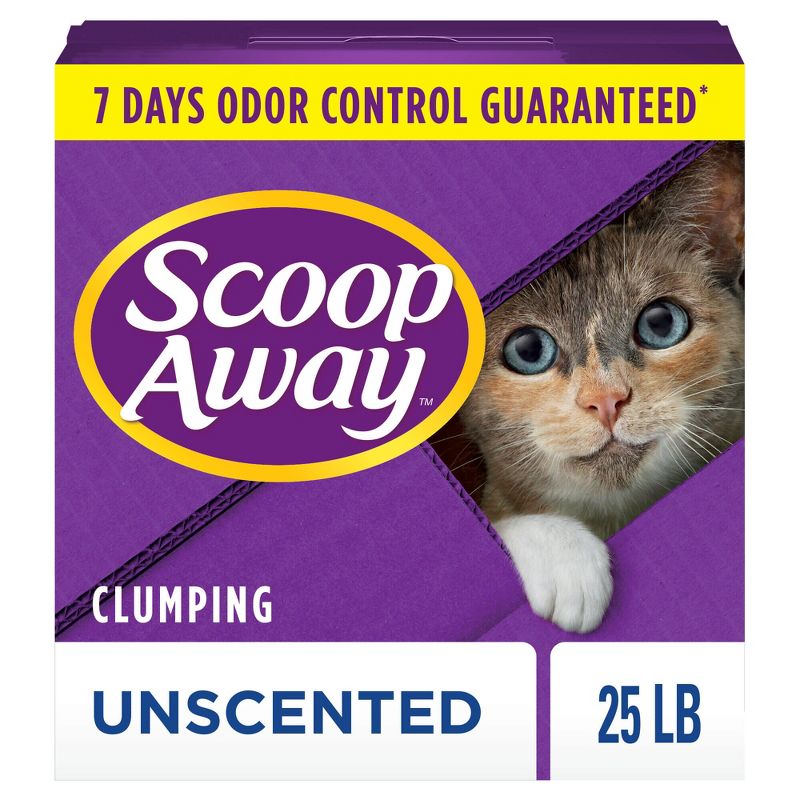Scoop Away Super Clump Clumping Cat Litter Unscented - 25lb, 1 of 15
