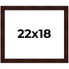 PosterPalooza | Distressed Brown Picture Frame - UV Acrylic, Backing Board, Hanging Hardware Included - 2 of 4