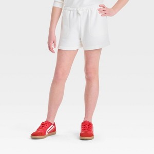 Girls' Fleece Shorts - art class™ - 1 of 3