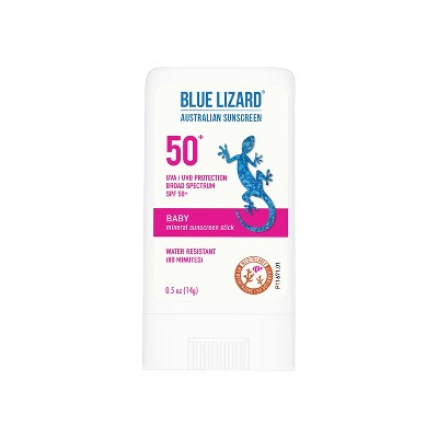 Blue Lizard Baby Sunscreen Stick - SPF 50 - 0.5oz