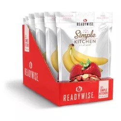 READYWISE Vegan Gluten Free Simple Kitchen Strawberries & Bananas - 6.6oz / 6ct