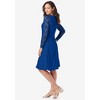 Jessica London Women's Plus Size Seamed Lace Dress - 4 of 4