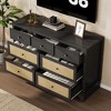 7-Drawer Double Dresser – Wooden Chest with Sturdy Base & Drawer Organizers for Living Room" - 4 of 4